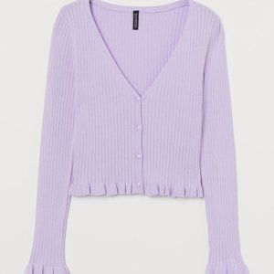 NWT H&M Purple Cardigan